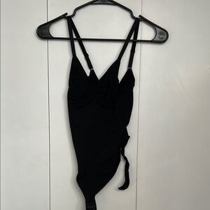 Black One Piece bodysuit body contour shapewear